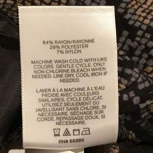 Express Jacquard Snakeskin Print High Rise Mini Skirt NEW - Picture 15 of 15